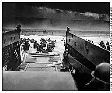 US GIs invade Normandy on June 6, 1944